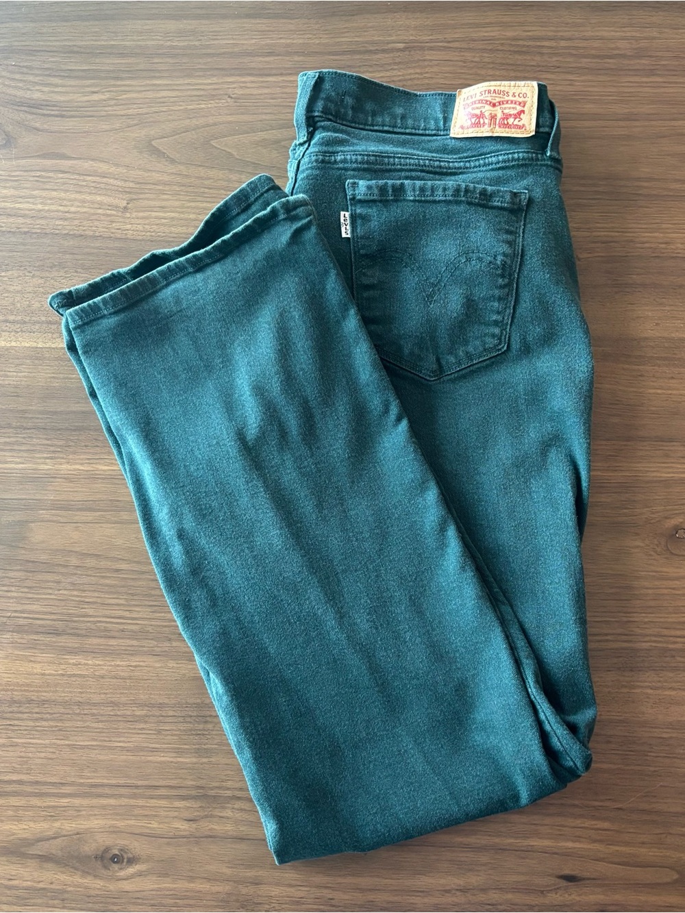 Green Vintage Inspired Levi’s White Tag 505 Straight 505 Straight Size 31